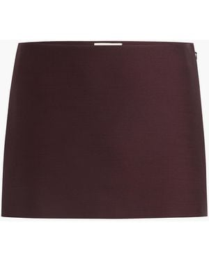 KHAITE Jett Skirt - Red