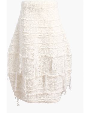 KHAITE Inna Skirt - White