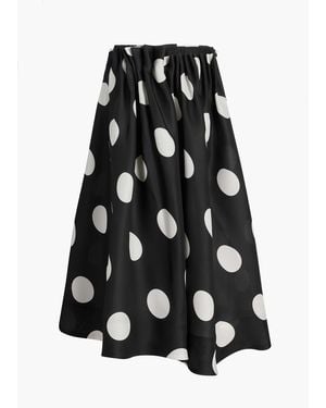 KHAITE Riley Skirt - Black