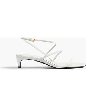KHAITE Loop Kitten Heel Sandal - White