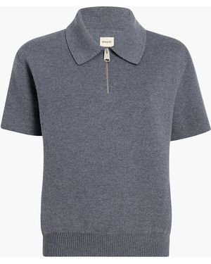 KHAITE Gulliame Top - Grey