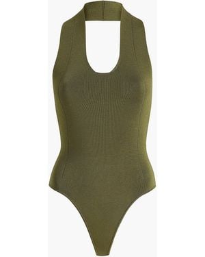 KHAITE Toto Bodysuit - Green