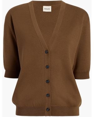KHAITE Theodora Cardigan - Brown