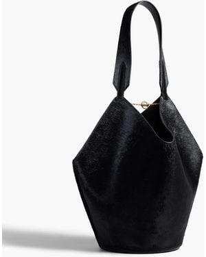 KHAITE Small Lotus Tote - Black
