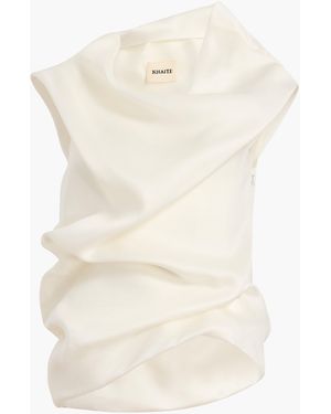 KHAITE Exclusive Luola Top - White
