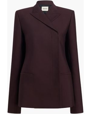 KHAITE Silvannah Jacket - Purple
