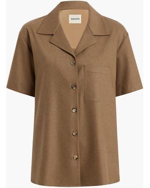 KHAITE Riordan Top - Brown