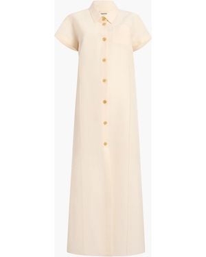 KHAITE Effy Dress - Natural