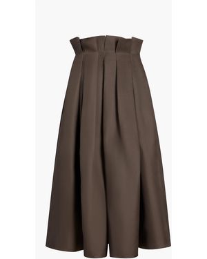 KHAITE Astrid Skirt - Brown