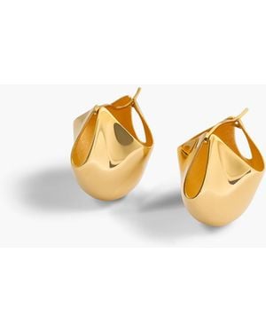KHAITE Medium Lotus Earrings - White