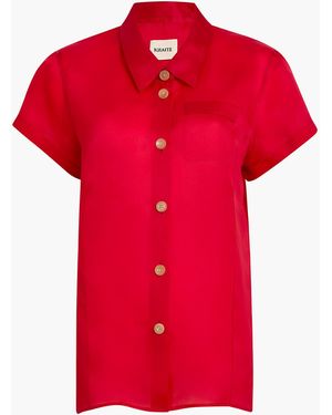 KHAITE Keefe Top - Red