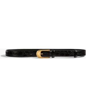 KHAITE Dome Belt - White
