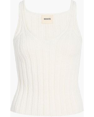 KHAITE Val Top - White