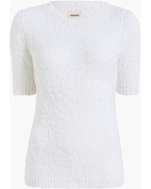 KHAITE Cam Top - White