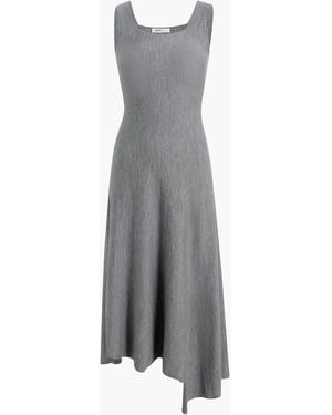 KHAITE Seberg Dress - Gray