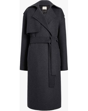 KHAITE Manston Coat - Black