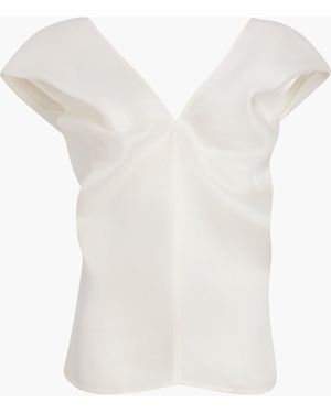 KHAITE Ami Top - White