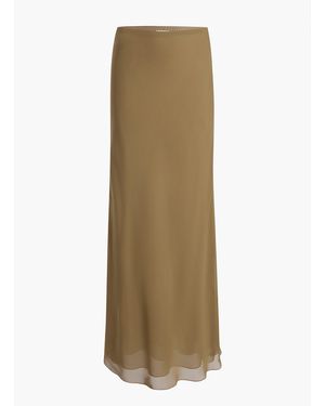 KHAITE Mauva Skirt - Natural
