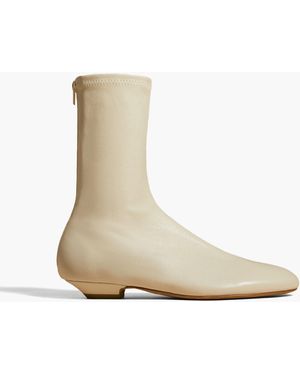 KHAITE Apollo Flat Ankle Boot - White