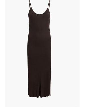 KHAITE Leesal Dress - Brown
