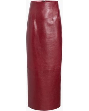 KHAITE Loxley Skirt - Red