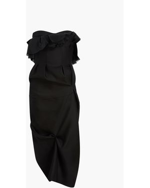 KHAITE Salm Dress - Black