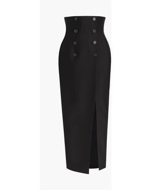 KHAITE Luiza Skirt - Black