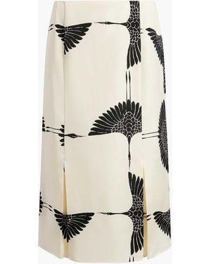 KHAITE Levy Skirt - White