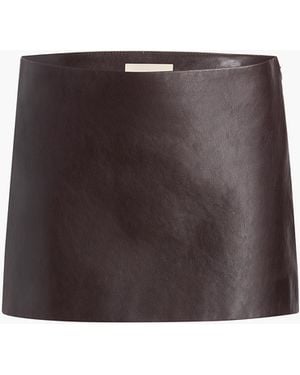 KHAITE Jett Skirt - Brown