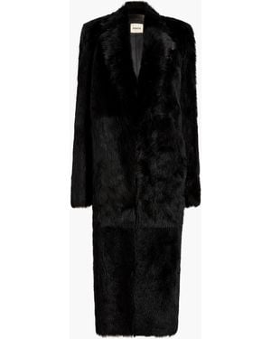 KHAITE Lolo Shearling Coat - Black