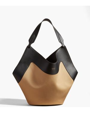 KHAITE Medium Lotus Tote - Black