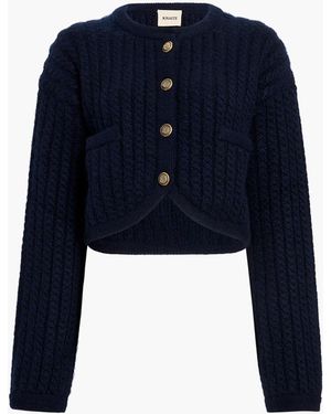 KHAITE Balser Jacket - Blue