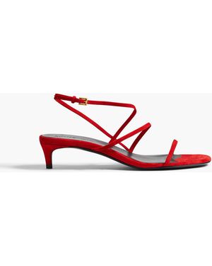 KHAITE Loop Kitten Heel Sandal - White