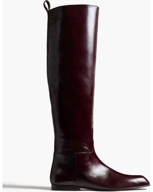 KHAITE Colt Knee-High Boot - Red