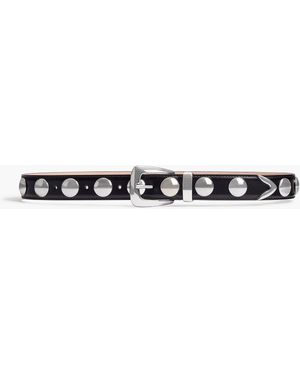 KHAITE Benny Belt With Studs - Black