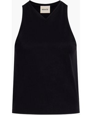 KHAITE Netta Top - Black