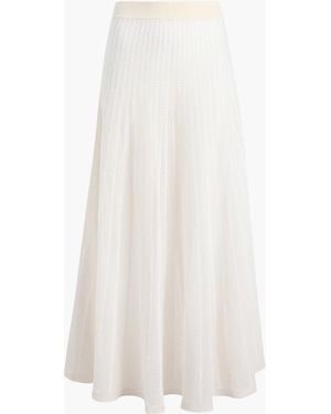 KHAITE Dawn Skirt - White