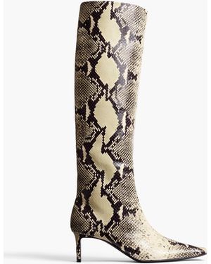 KHAITE Ona Knee-High Boot - White