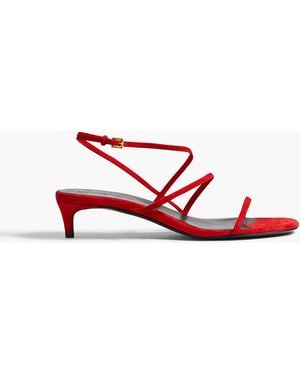 KHAITE Loop Kitten Heel Sandal - White