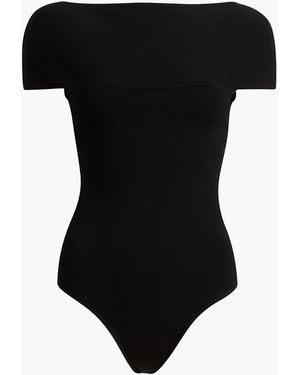 KHAITE Basile Bodysuit - Black