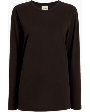 KHAITE Morton Top - Black