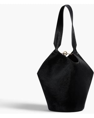 KHAITE Mini Lotus Tote - Black