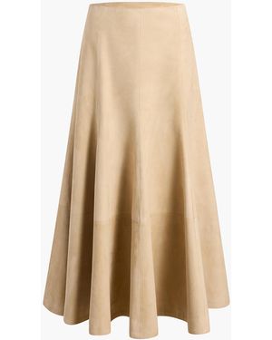 KHAITE Lenno Skirt - Natural