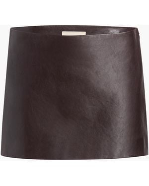 KHAITE Jett Skirt - Brown