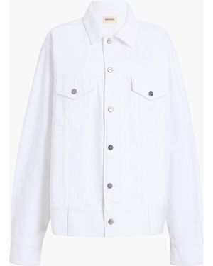 KHAITE Exclusive Grizzo Jacket - White