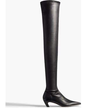 KHAITE Arizona Over-The-Knee Stretch Boot - White