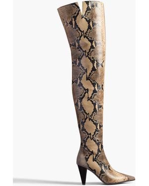 KHAITE Exclusive Harvey Over-The-Knee High Boot - White