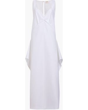 KHAITE Cotton Maxi Dress - White