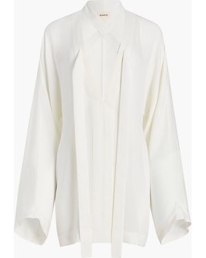 KHAITE Mehna Dress - White