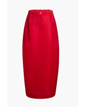 KHAITE Lucian Skirt - Red
